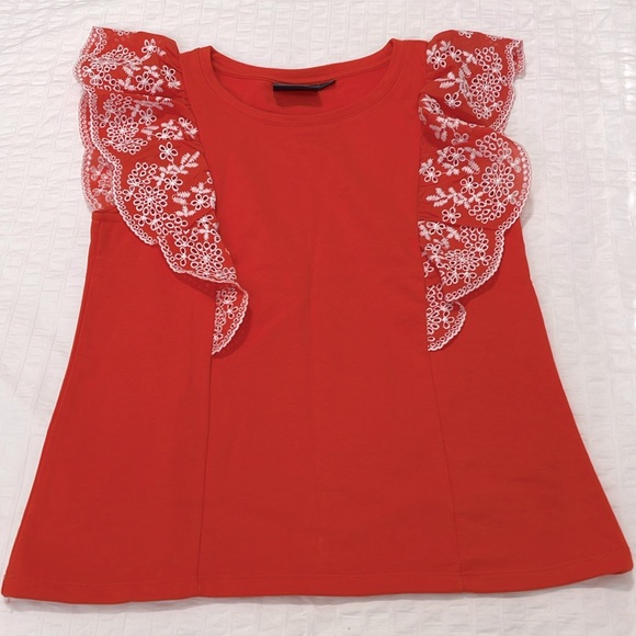 Anthropologie ruffle top, S - Picture 5 of 7